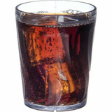  Dinex DX4GC607 Swirl 6 oz. Clear SAN Plastic Tumbler (72/Case) 