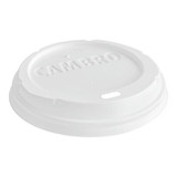  Cambro CLSSM8B5148 Disposable White Sip Through Lid fits Cambro (1000/Case) 