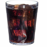  Dinex DX4GC1207 Swirl 12 oz. Clear SAN Plastic Tumbler (72/Case) 