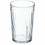  Dinex DX4GC807 Swirl 8 oz. Clear SAN Plastic Tumbler  (72/Case) 