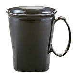  Cambro MDSHM8110 Harbor Collection 8 oz. Black Insulated Mug (48/Case) 