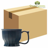  Dinex DX9000B50 Tropez 8 oz. Dark Blue High-Heat Mug (48/Case) 