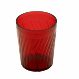  GET 2206-1-R Tahiti 6 oz. Red SAN Plastic Tumbler (72/Case) 