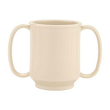  GET SN-103-IV 8 oz. Ivory Tritan™ Plastic Two Handle Mug (24/Case) 