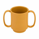  GET SN-103-TY 8 oz. Tropical Yellow Tritan™ Plastic Two Handle Mug (24/Case) 