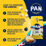 P.A.N PAN White Corn Meal - Pre-Cooked Gluten Free and Kosher Flour for Arepas, 2.26kg/5lbs 