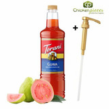torani Torani Guava Flavoring Syrup Plastic Bottle 1L + Bonus Squeeze Pump 