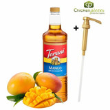 torani Torani Mango Flavoring Syrup Plastic Bottle 1L + Bonus Squeeze Pump 