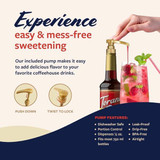 torani Torani Cherry Flavoring Syrup Plastic Bottle 1L + Bonus Squeeze Pump 