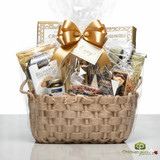 Peter & Paul's Jute Woven Gift Basket | Reusable Basket with Cheese & Gourmet Snacks | Rustic Gift - CHICKEN PIECES