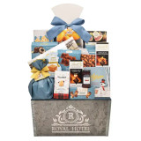 Royal Hotel Metal Crate Gift Box | Gourmet International Food Basket | Reusable Storage - CHICKEN PIECES