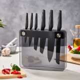Cuisinepro iD3 Black Samurai Knife Block Set 7-Piece | Japanese Steel Knives - CHICKEN PIECES