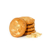 Bakersource Cla Dough Cookie White Chocolate Macadamia 57GR (128/CASE) - CHICKEN PIECES