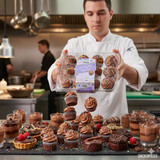 Two Bite Cookie Cupcake Chocolate 10oz (12/CASE) - Buy Mini Desserts & Cake Bites in Bulk - CHICKEN PIECES