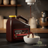Hershey's Chocolate Syrup Topping, 2.6L Bulk Jug | 5.49 Lbs of Chocolate Syrup for Shakes & Desserts - CHICKEN PIECES