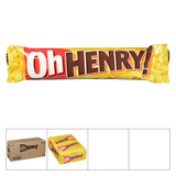 Oh Henry's Bar Chocolate  58g./2 oz  (24/CASE) | Bulk Peanut & Caramel Chocolate Bars - CHICKEN PIECES