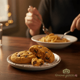 Otis Spunkmeyer Dough Cookie Pumpkin Spice Chocolate Chip 1.33oz (240/CASE) - CHICKEN PIECES