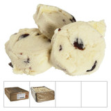English Bay Dough Cookie White Chocolate Cranberry Shortbread 1oz (256/CASE) - CHICKEN PIECES