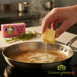 Cows Creamery cultured 84 percent butter 250g block Premium Prince Edward Island cultured butter for baking Cows Creamery high fat European style butter for pastry chefs-CHICKEN PIECES