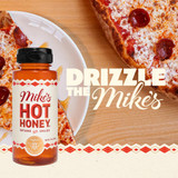 Mike's Hot Honey Original 12oz squeeze bottle for pizza- CHICKEN PIECES