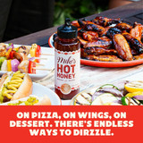 Mike's Hot Honey Original 12oz squeeze bottle for pizza- CHICKEN PIECES