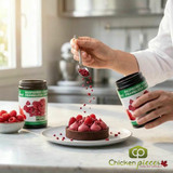 Sosa raspberry crispy wet proof 400g jar for pastry Professional moisture resistant raspberry crunch for mousses Sosa brand raspberry crispy pieces for chocolate and desserts-CHICKEN PIECES