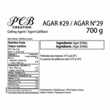 PCB Creation Agar #29 700g container for culinary gels Professional high-strength agar agar for pastry and savory dishes PCB Creation brand agar powder gelling agent for chefs-CHICKEN PIECES