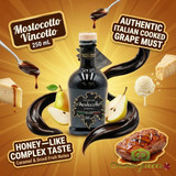 Mostocotto Mostocotto Vincotto 250 mL bottle for chefs Artisanal Italian cooked grape must syrup for gourmet cooking Mostocotto brand Vincotto for cheese pairings and meat glazes-CHICKEN PIECES