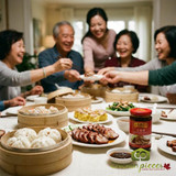 Lee Kum Kee Sui Sauce 14 oz bottle for professional cooking Authentic Cantonese sweet soy sauce for dim sum and rice Lee Kum Kee brand Sui Sauce for stir-fry and glazing-CHICKEN PIECES