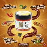 Yakami Orchard red yuzu kosho 17.6 oz professional jar Japanese red chili and yuzu citrus paste for chefs Premium red yuzu kosho condiment for grilled meats and seafood-CHICKEN PIECES