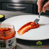 Yakami Orchard red yuzu kosho 17.6 oz professional jar Japanese red chili and yuzu citrus paste for chefs Premium red yuzu kosho condiment for grilled meats and seafood-CHICKEN PIECES