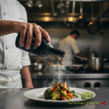 Haku black garlic shoyu 500 mL glass bottle Artisanal Japanese black garlic soy sauce for finishing Premium Haku shoyu with fermented black garlic for chefs-CHICKEN PIECES