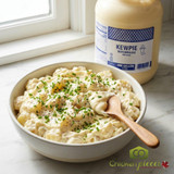 Bulk 1 gallon container of Kewpie Blue Label mayonnaise Professional Japanese style egg yolk mayo for restaurant use Large volume Kewpie mayonnaise for sushi and poke bowls-CHICKEN PIECES