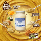 Bulk 1 gallon container of Kewpie Blue Label mayonnaise Professional Japanese style egg yolk mayo for restaurant use Large volume Kewpie mayonnaise for sushi and poke bowls-CHICKEN PIECES
