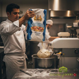 Caputo 00 Pizzeria Blue 25 kg professional flour bag Authentic Neapolitan pizza flour by Antimo Caputo 25 kg Bulk Italian double zero flour for wood fired pizza ovens-CHICKEN PIECES