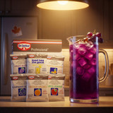 Dr. Oetker drink mix crystals 7-flavor variety pack canisters Assorted Dr. Oetker fruit drink crystals 425g for parties Peach, Blue Raspberry and Orange Dr. Oetker drink mixes