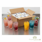 Individual 425g bag of Dr. Oetker Blue Raspberry drink crystals Dr. Oetker Peach and Apple powdered drink mix bags Assorted individual flavors of Dr. Oetker drink crystals