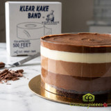 Kopykake 3 Inch By 500 Foot Klear Kake Band Box Professional Acetate Cake Collar Roll For Mousse Cakes Fda Approved Kopykake Acetate Cake Bands For Bakeries-chicken Pieces