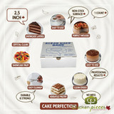 Kopykake 2.5 Inch Clear Acetate Cake Band Roll Professional Klear Kake Bands For Smooth Cake Sides Fda Approved Clear Cake Collar Roll For Bakeries-chicken Pieces