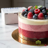 Kopykake 2.5 Inch Clear Acetate Cake Band Roll Professional Klear Kake Bands For Smooth Cake Sides Fda Approved Clear Cake Collar Roll For Bakeries-chicken Pieces