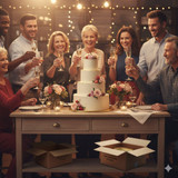 Enjay 12 Inch Gold Laminated Round Cake Boards 100 Count Case Professional Straight Edge 12" Gold Cake Rounds For Bakeries Bulk Enjay Laminated Grease Resistant 12 Inch Cake Boards-CHICKEN PIECES