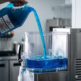 lynch blue raspberry slushy syrup 4 l concentrate jug professional blue raspberry frozen beverage mix 5 to 1 ratio bulk blue raspberry slushy syrup for commercial machines