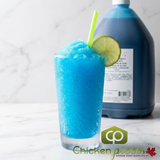 cielo beverage blue raspberry slushy syrup 4 liter jug professional 5 to 1 blue raspberry frozen drink concentrate bulk blue raspberry slushy mix for commercial dispensers