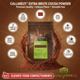 callebaut extra brute red cocoa powder 1 kg bag professional high fat alkalized cocoa powder for baking bulk callebaut extra brute chocolate powder for chefs-CHICKEN PIECES