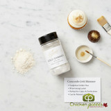 Crescendo edible gold shimmer luster dust 2oz jar; Professional gold metallic food pigment for cake decorating; Edible gold dust for chocolates and macarons-CHICKEN PIECES