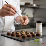 Crescendo edible gold shimmer luster dust 2oz jar; Professional gold metallic food pigment for cake decorating; Edible gold dust for chocolates and macarons-CHICKEN PIECES