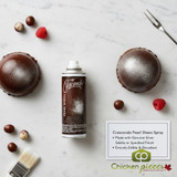 Crescendo Pearl Sheen Silver edible color spray can Metallic silver luster spray for chocolate and cakes Silver pearlized food grade mist for pastry decorating-CHICKEN PIECES