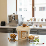 Irca 5kg pail of 100% pure unsweetened hazelnut paste; Professional Italian roasted hazelnut paste; Bulk nut paste for gelato and pastry-CHICKEN PIECES