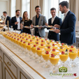 Irca 1kg bag of Lilly Mango Mousse Mix; Professional Italian mango mousse powder; Bulk Irca fruit mousse ingredients-CHICKEN PIECES