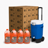 Gatorade Orange Liquid Concentrate - 1 Gallon (4/CASE)- PALLET OF 48 CASES + Bonus Cooler